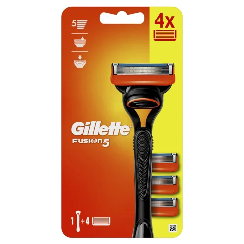 Бритва Gillette Fusion з 4 змінними касетами