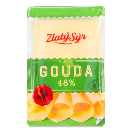 Сир Напівтвердий Натуральний 48% Gouda, лоток 150г