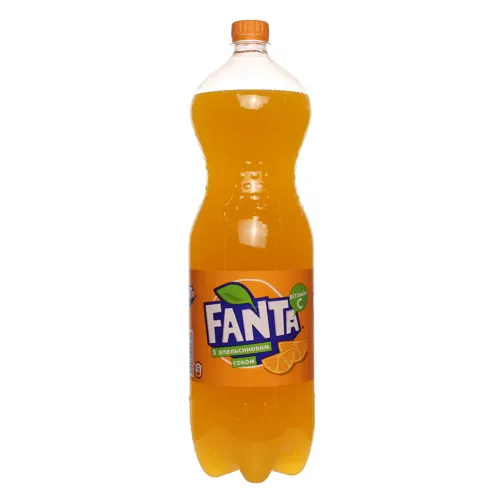 Напій безалкогольний сильногазований з апельсиновим соком Fanta п/пл 2л