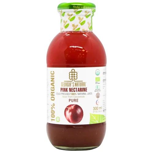 Сік Georgias Natural рожевого нектарина органічний 0,3л