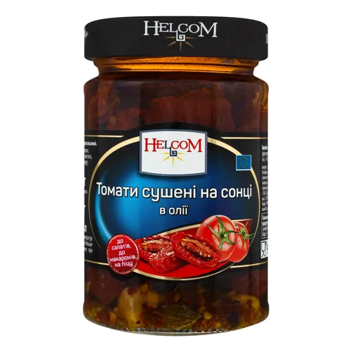Томати в олії сушені на сонці Helcom с/б 280г