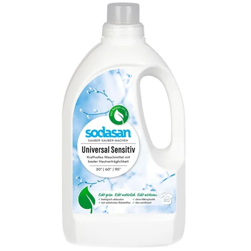 Гель для прання Sodasan Universal Sensitiv Bright&White 1,5л