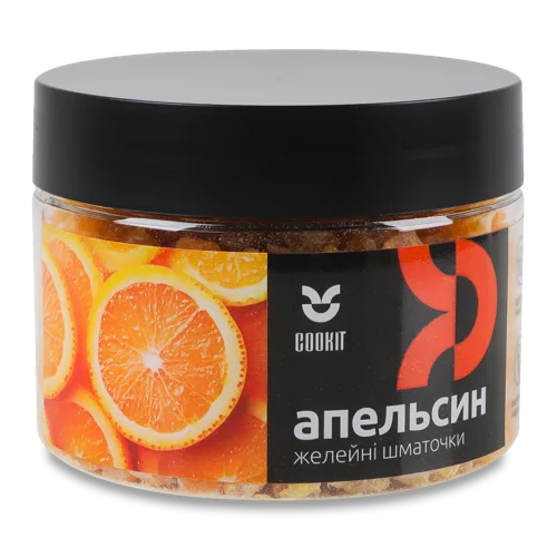 Желейні Шматочки Апельсин Cookit, В/ґ, П/б 140г