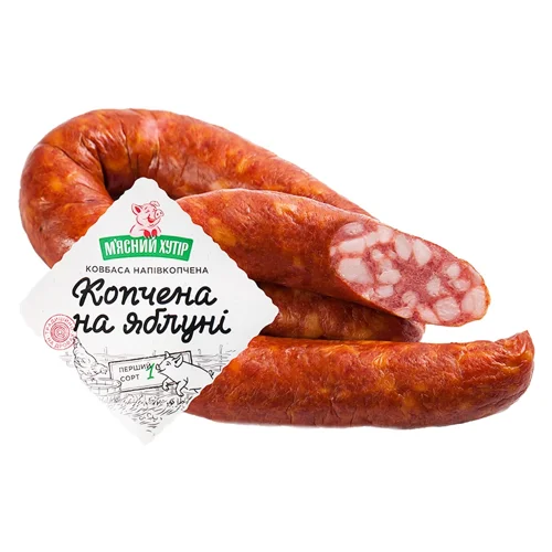 Ковбаса М'ясний Хутір Копчена на яблуні перший сорт