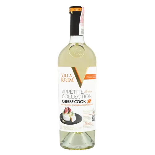 Вино Villa Krim Cheese Cook біле напівсолодке 9-13% 0,75л
