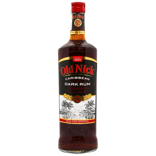 Ром Old Nick Caribbean Dark 1л 37,5%