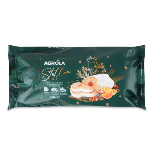 Кекс Мигдалевий Ароматний Stollen Agrola, в/ґ, 350г