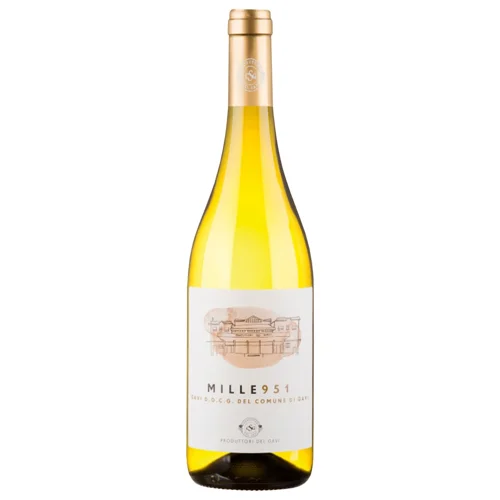 Вино Produttori Del Gavi Gavi del Comune di Gavi Mille 951 DOCG біле сухе 12,5% 0,75л