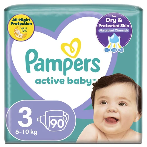 Підгузки Pampers Active Baby Midi 3 6-10кг 90шт