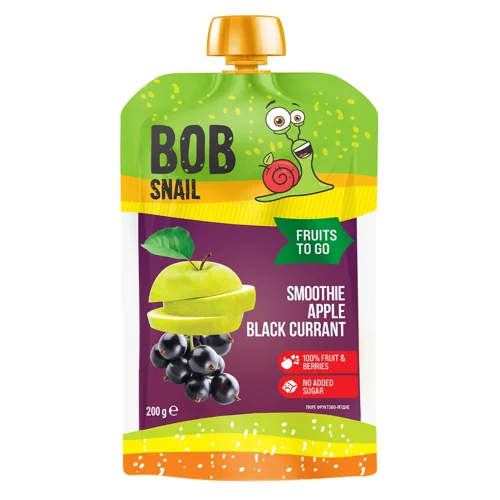 Смузі Bob Snail яблуко-чорна смородина 200г