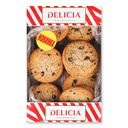 Печиво Здобне Зі Шматочками Шоколаду, В/ґ, К/у 330г