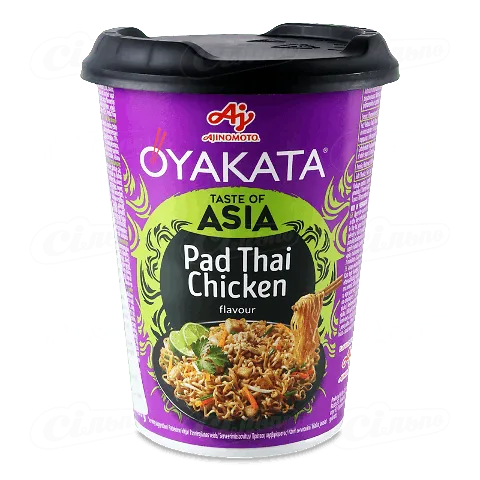 Локшина швидкого приготування Oyakata Пад-тай зі смаком курки, 93г