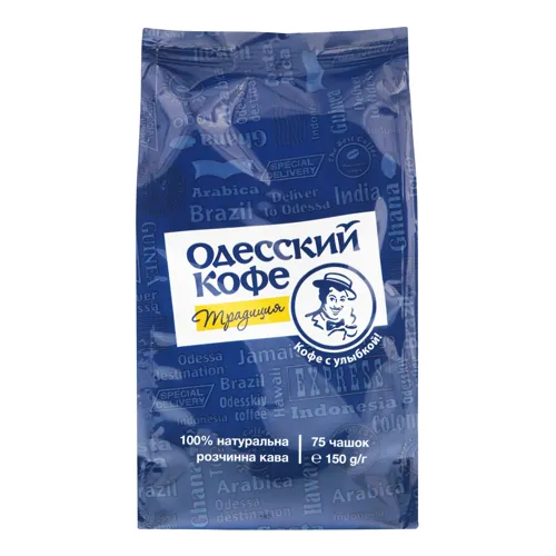 Кава натуральна розчинна Традиція Одесский кофе м/у 150г