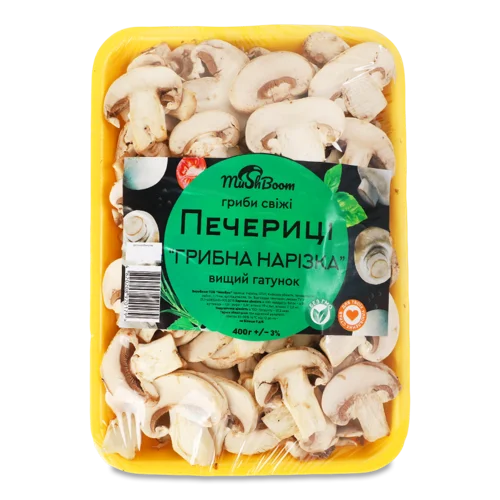 Гриби Шамп Mushboom Грибна Нарізка Вищого Ґатунку, 400г