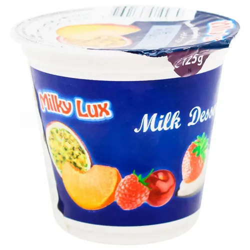 Десерт Milky Lux персик-маракуя 0,1% 125г