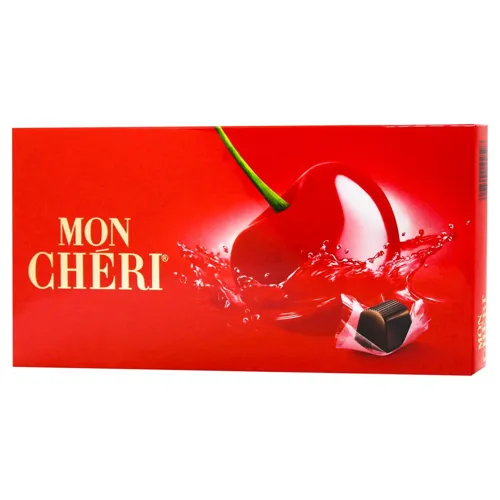 Цукерки Mon Cheri вишня в лікері 157г