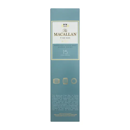 Віскі 15 років The Macallan 0.7л 43%