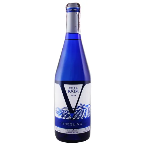 Вино 0.75л 9-13% біле напівсолодке Riesling Villa Krim пл