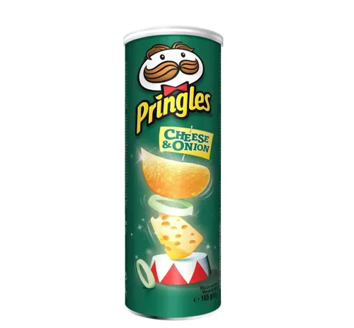 Чіпси Pringles Сир та цибуля 165г