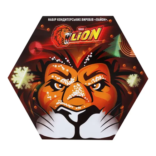 Набір кондитерських виробів Lion 386г
