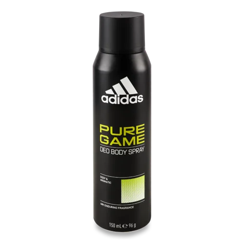 Дезодорант-антиперспірант Чоловічий Deep&Aromatic Pure Game Adidas, 150 мл