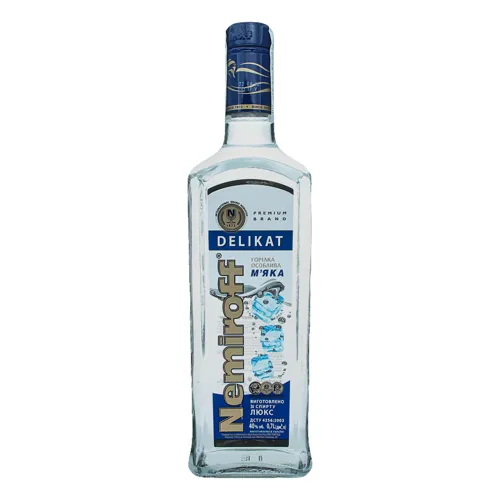 Горілка 0.7л 40% особлива м'яка Delikat Nemiroff пл