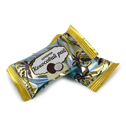 Цукерки Глазуровані Кокосовий Рай, в/ґ, 1 кг