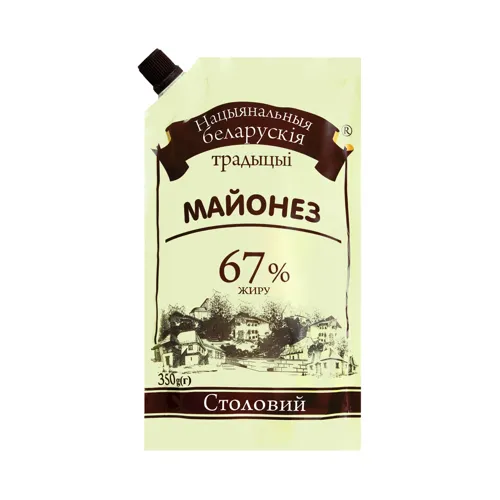 Майонез 67% Столовий Нацыянальныя беларускія традыцыі д/п 350г