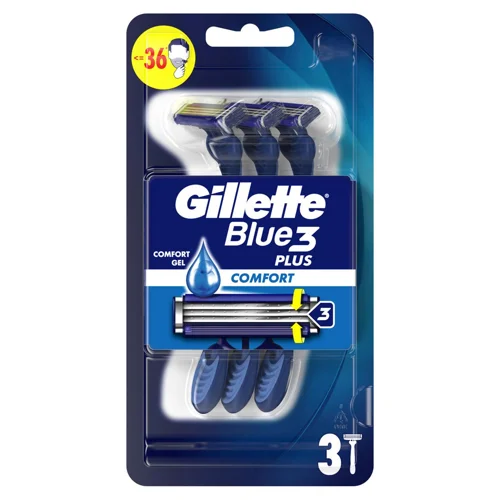 Бритви одноразові чоловічі Gillette Blue 3 Comfort 3шт