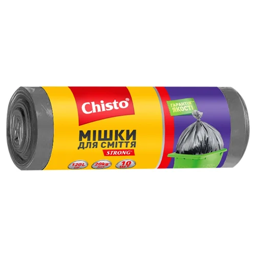 Пакети для сміття Chisto Strong 120л 10шт