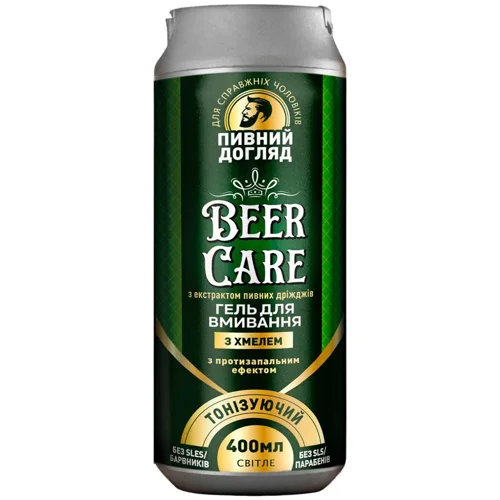 Гель для вмивання Beer Care Тонізуючий з хмелем 400мл