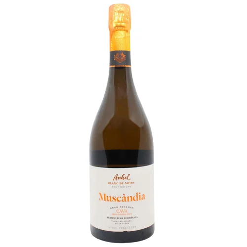 Вино ігристе Muscandia Anhel Blanc de Noirs біле брют 11,5% 0,75л