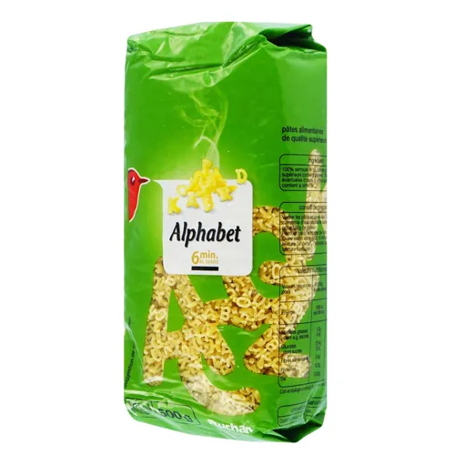 Макаронні вироби Auchan алфавіт 500г