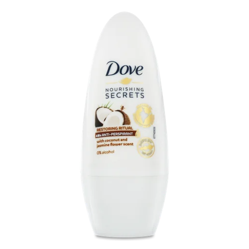 Антиперспірант Кульковий Для Жінок З Ароматом Кокоса І Жасмину Dove 50мл