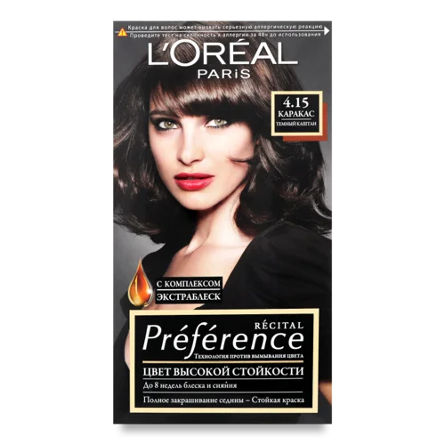 Крем-фарба Для Волосся Preference Каракас №4.15, Лореаль