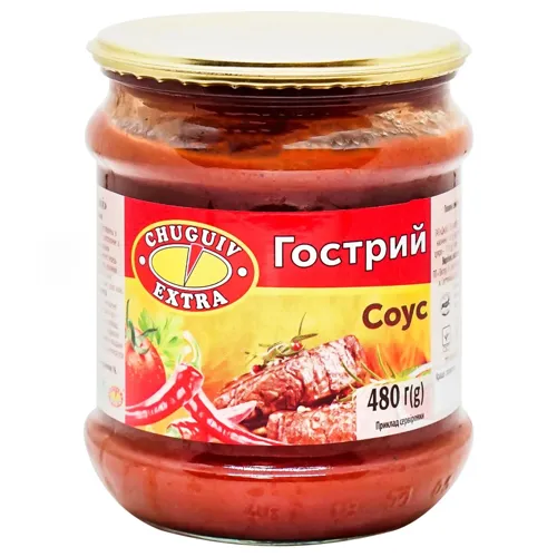 Соус Гострий Чугуев 480г