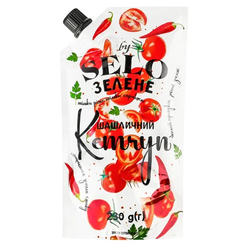 Кетчуп Selo Зелене Шашличний 230г