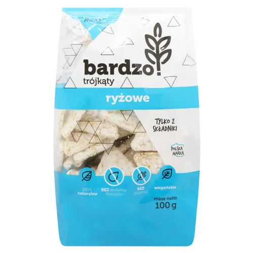 Хлібці Bardzo Трикутники рисові 100г