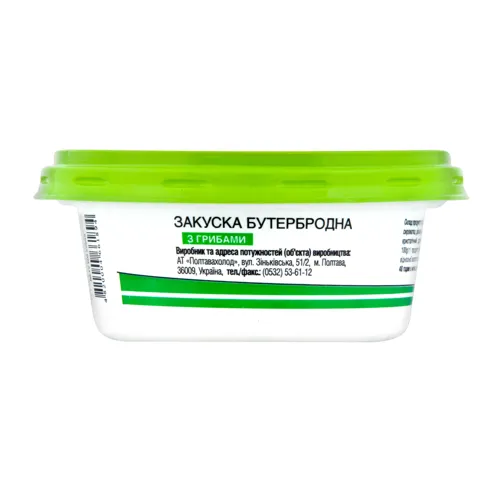 Закуска бутербродна з грибами