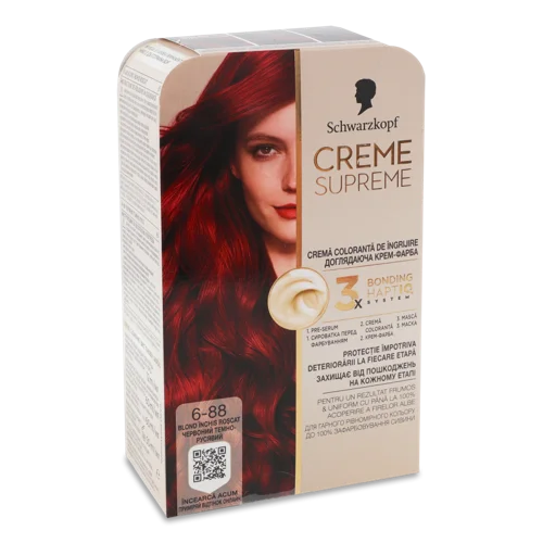 Крем-фарба Для Волосся Creme Supreme №6-88 Schwarzkopf, 1шт