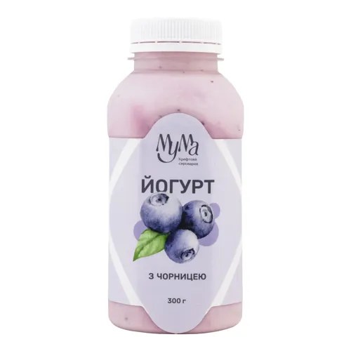 Йогурт 2.5% питний з чорницею МуМа 300г