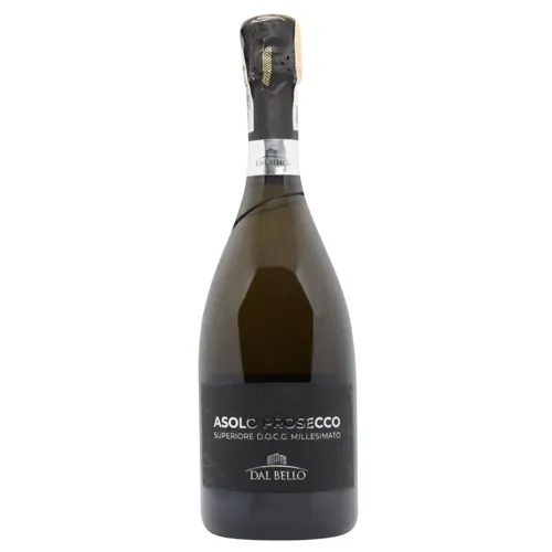 Вино ігристе Dal Bello Asolo Prosecco DOCG Brut Millesimato біле брют 11% 0,75л