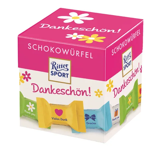 Цукерки Ritter Sport Schokowurfel Dankeschon шоколадні 176г