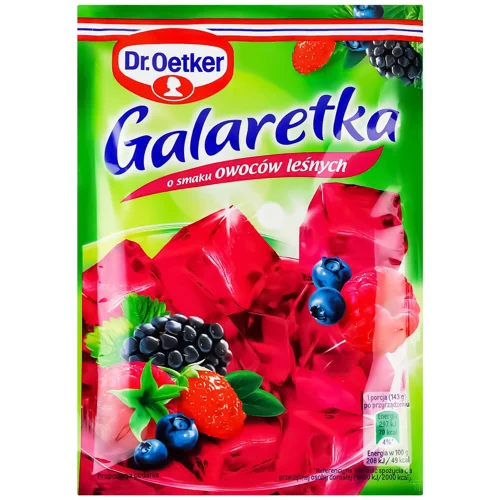 Желе Dr.Oetker Galaretka зі смаком лісових ягід 72г
