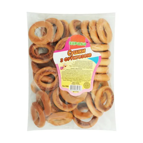 Сушки з фруктозою Здраво м/у 300г
