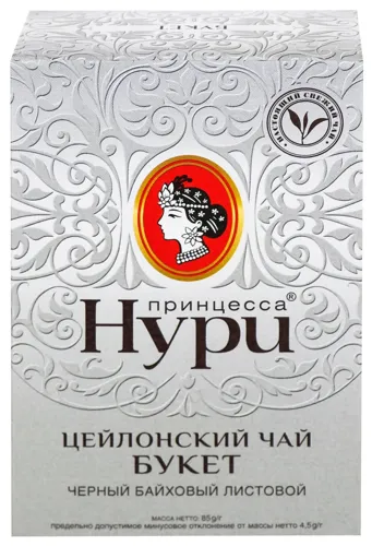 Чай Нурі Букет Відбірний Чорний 85г.