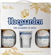 Пиво Hoegaarden White світле нефільтроване 2 шт. по 0,75л + келих
