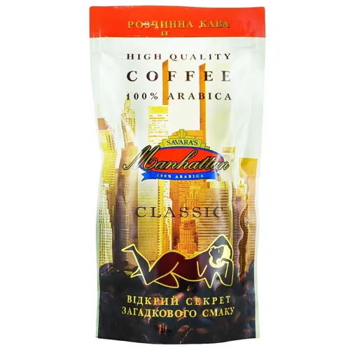 Кава Манхеттен Класік 100% Арабіка натуральна розчинна сублімована 50г