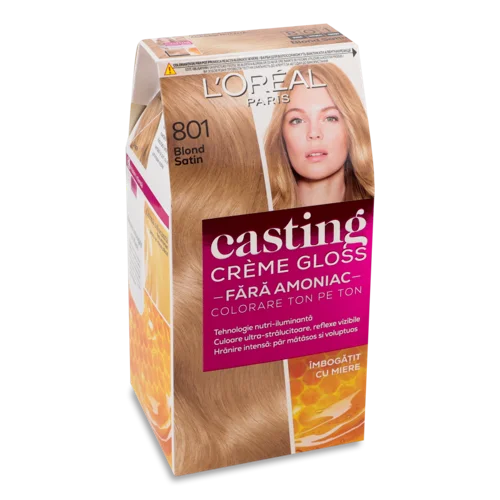 Фарба-Догляд Для Волосся Без Аміаку Casting Creme Gloss №801, Лореаль Парі, 1шт