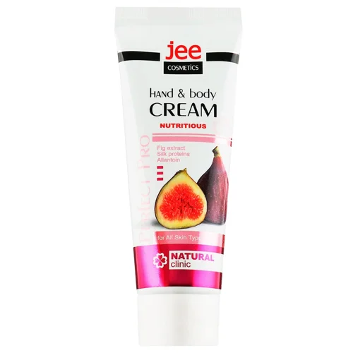 Крем для рук і тіла Jee Cosmetics Живильний з екстрактом інжиру та протеїнами шовку 75мл